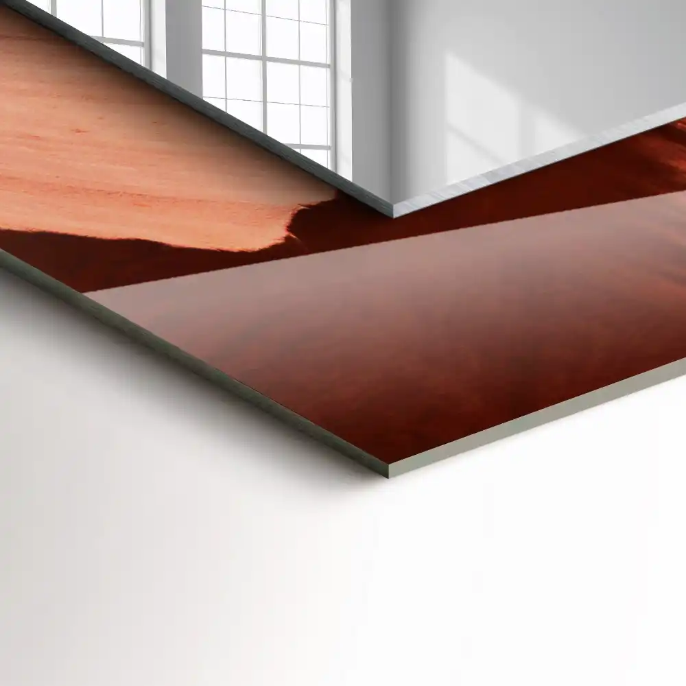 Pravokotne ogledalo s potiskanim okvirjem Skale puščavskega kanjona