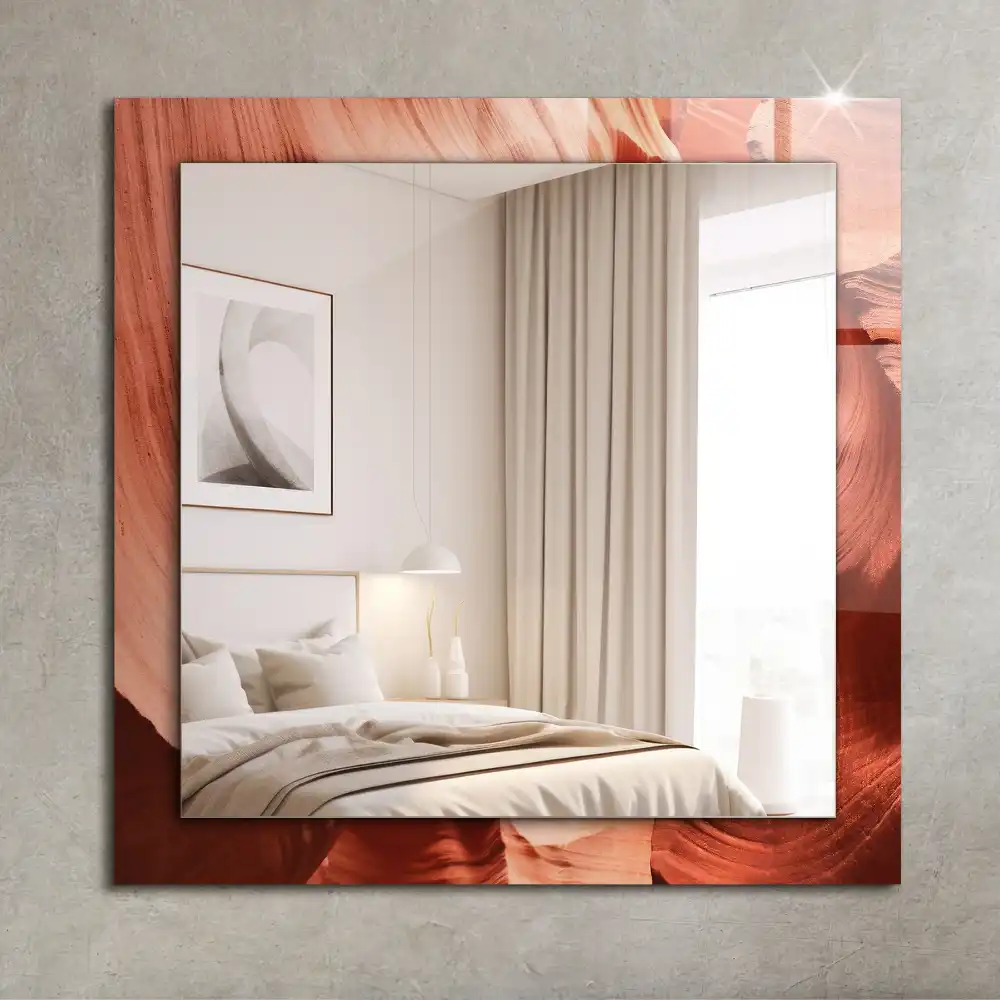 Pravokotne ogledalo s potiskanim okvirjem Skale puščavskega kanjona