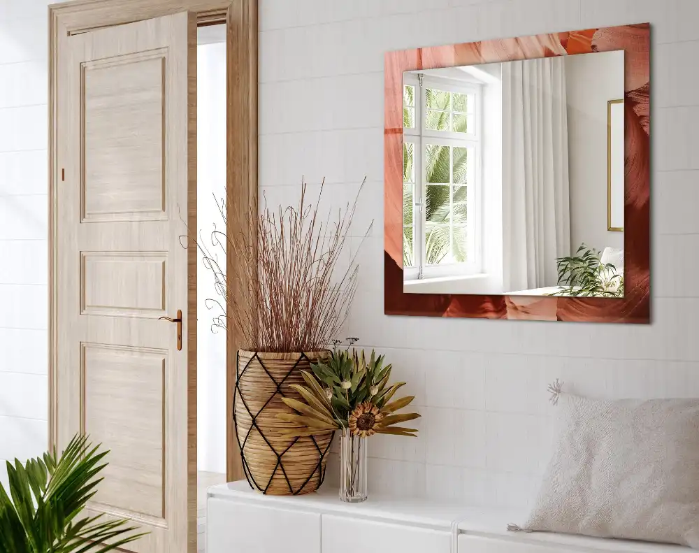 Pravokotne ogledalo s potiskanim okvirjem Skale puščavskega kanjona