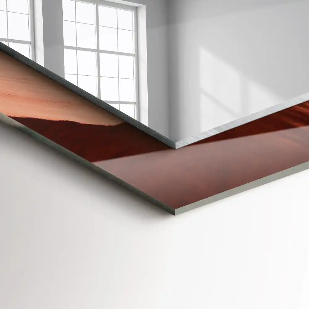 Pravokotne ogledalo s potiskanim okvirjem Skale puščavskega kanjona