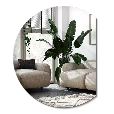 Polkrožno ogledalo dekorativno