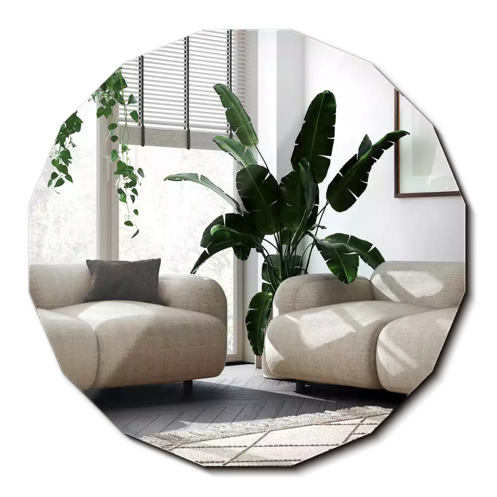 Poligonalno ogledalo originalni dizajn