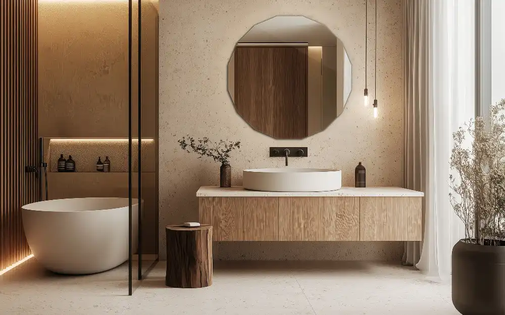 Poligonalno ogledalo originalni dizajn