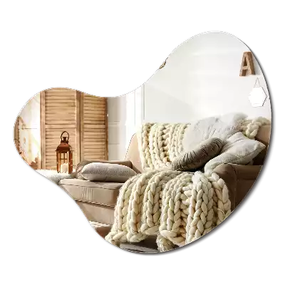 Stilsko asimetrično ogledalo brez okvirja