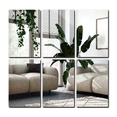 Pravokotne zrcalne ploščice samolepilne