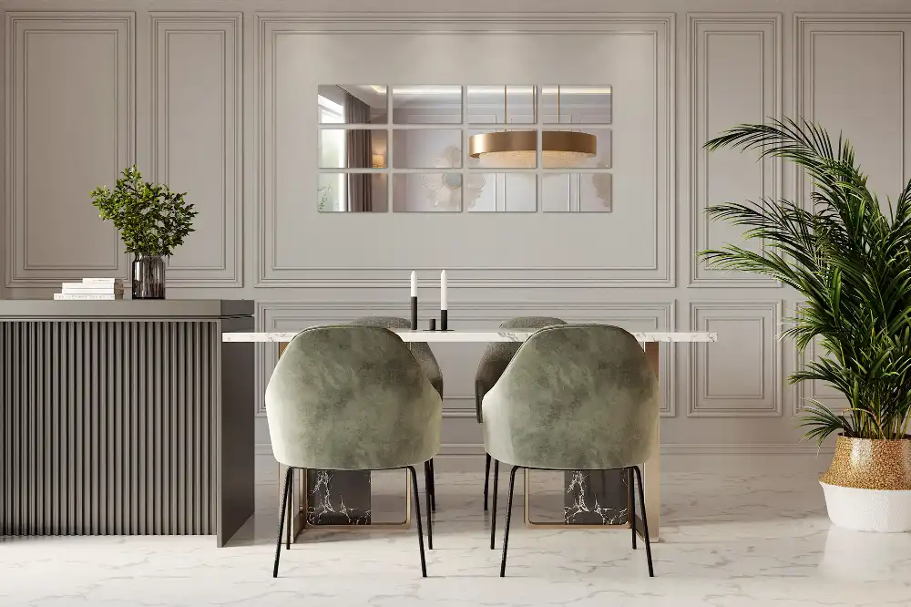 Pravokotne zrcalne ploščice samolepilne